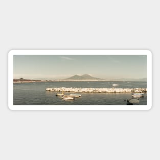 Naples view - Italy Sticker